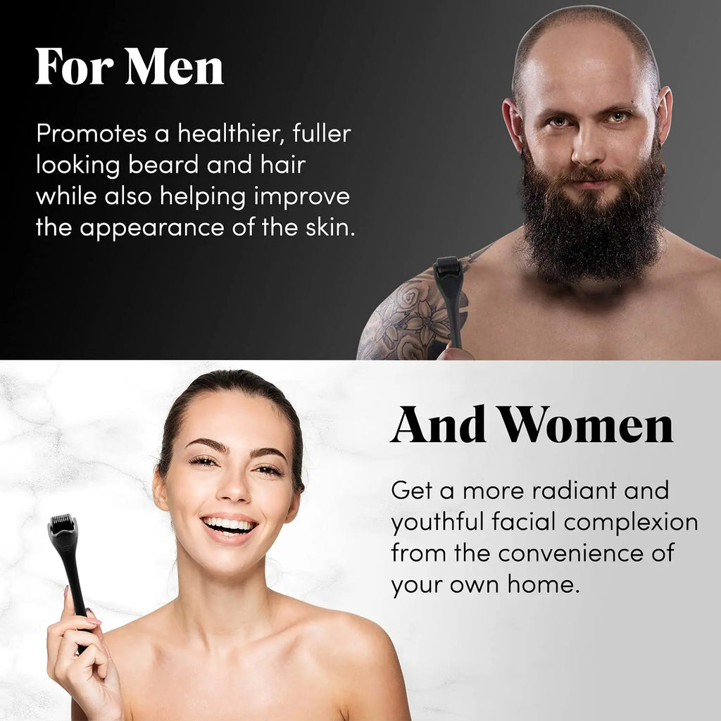 Derma roller barbe et cheveux