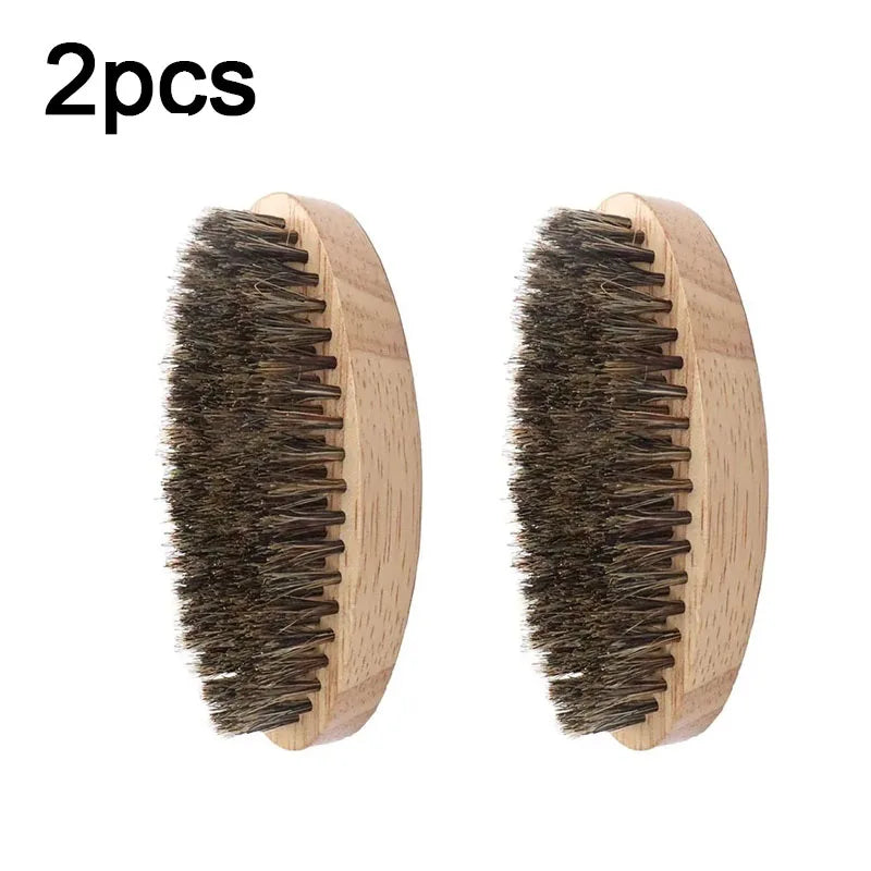 Set de brosses à barbe en bois