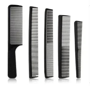 Set de 5 peignes noirs antistatiques