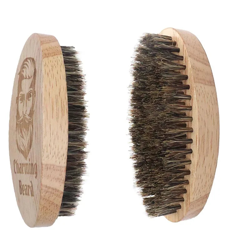 Set de brosses à barbe en bois