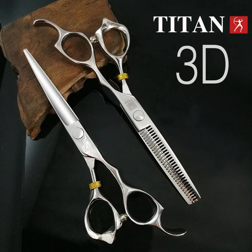 Titan 3D Scissors Professional Barber Hairdressing Shears Hair Cutting Machine Barber Shop Hair Scissors FadeR