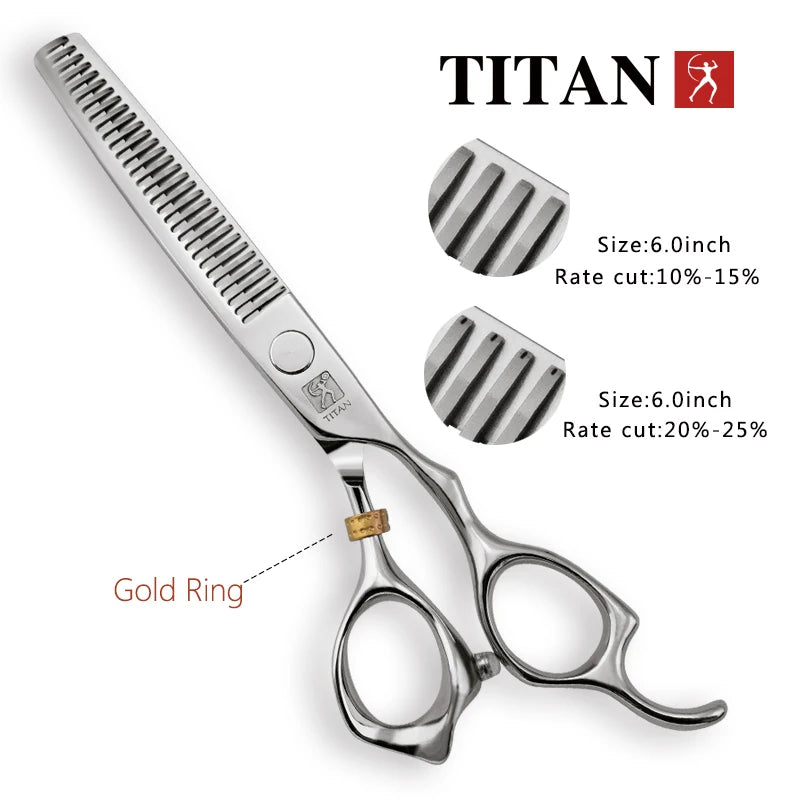 Titan 3D Scissors Professional Barber Hairdressing Shears Hair Cutting Machine Barber Shop Hair Scissors FadeR