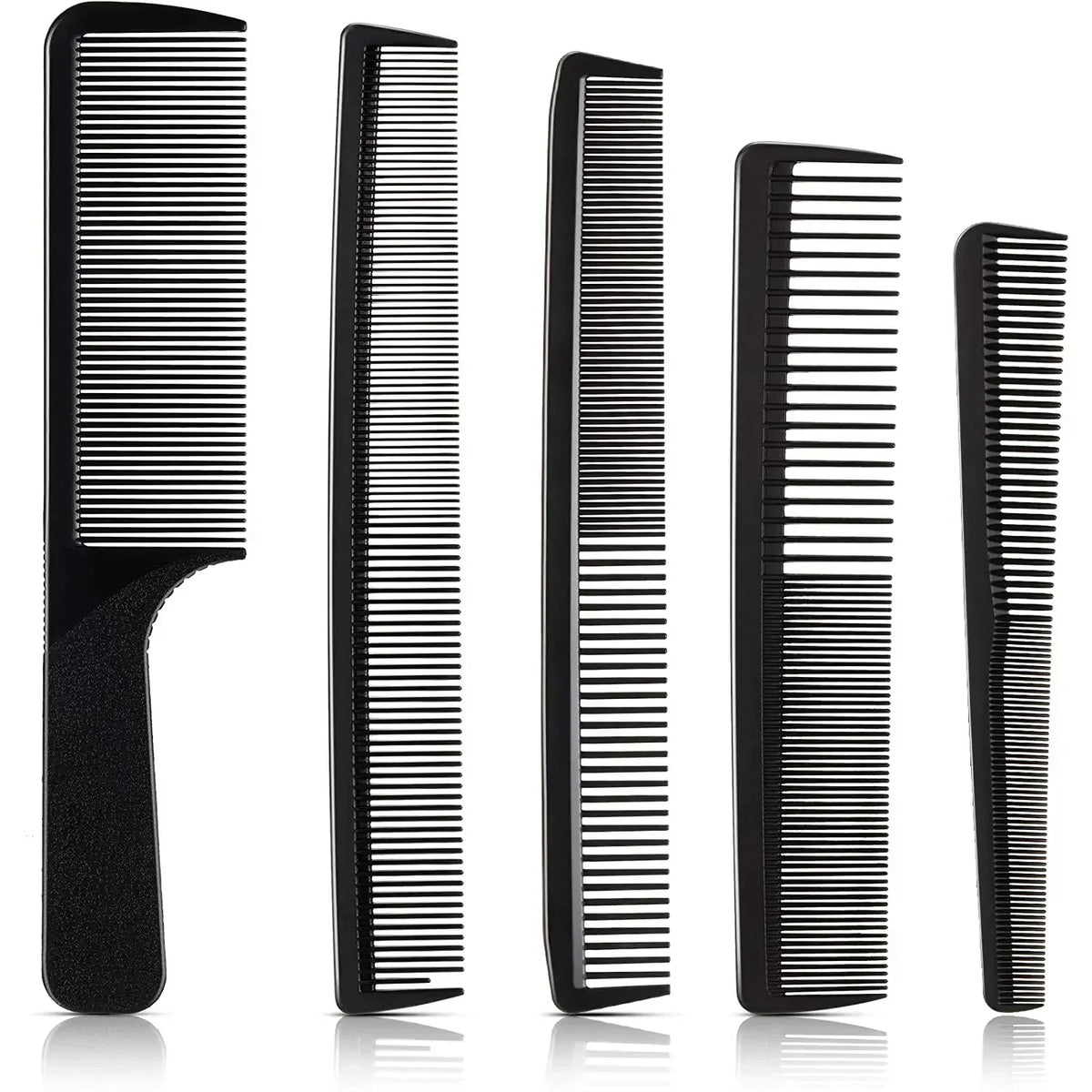 Set de 5 peignes noirs antistatiques